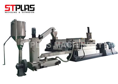 Crushed Material Plastic Recycling Pellet Machine , Plastic Flakes Recycling Machine