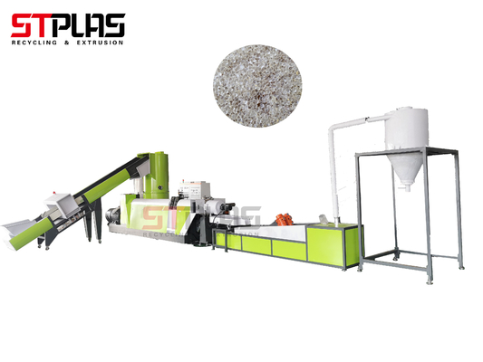PP PE ABS Extrusion  Plastic Recycling Pellet Machine Single Stage