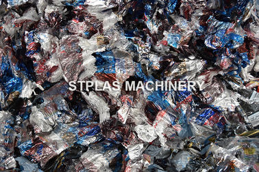 Single Axis Plastic Waste Shredding Machine With SKD-II Blade For Recycling